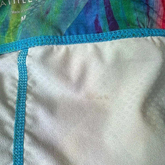 Athleta Crop Leggings | Capri Multivolour |  Size Medium - Picture 9 of 9